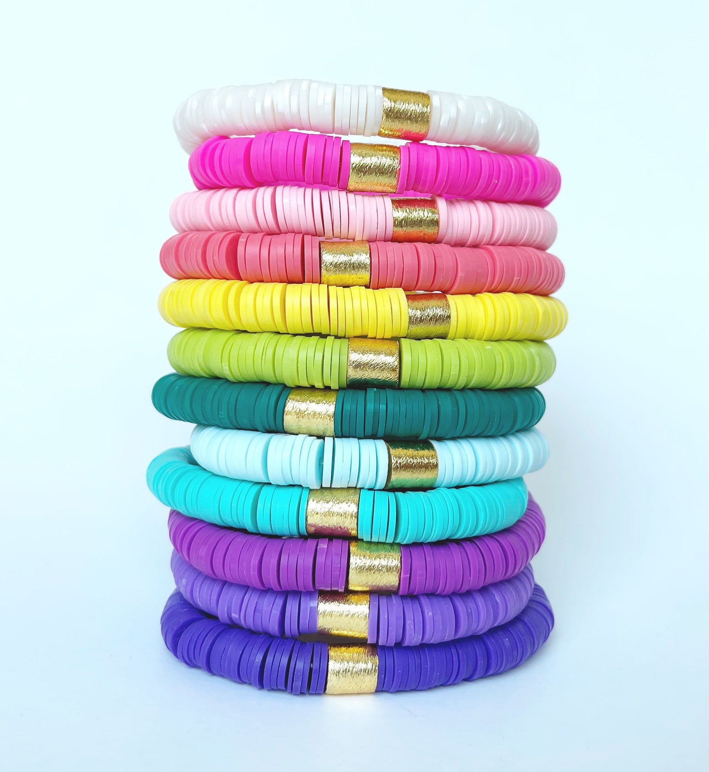 Heishi Armband (Bästsäljare) – Välj Färg & Storlek