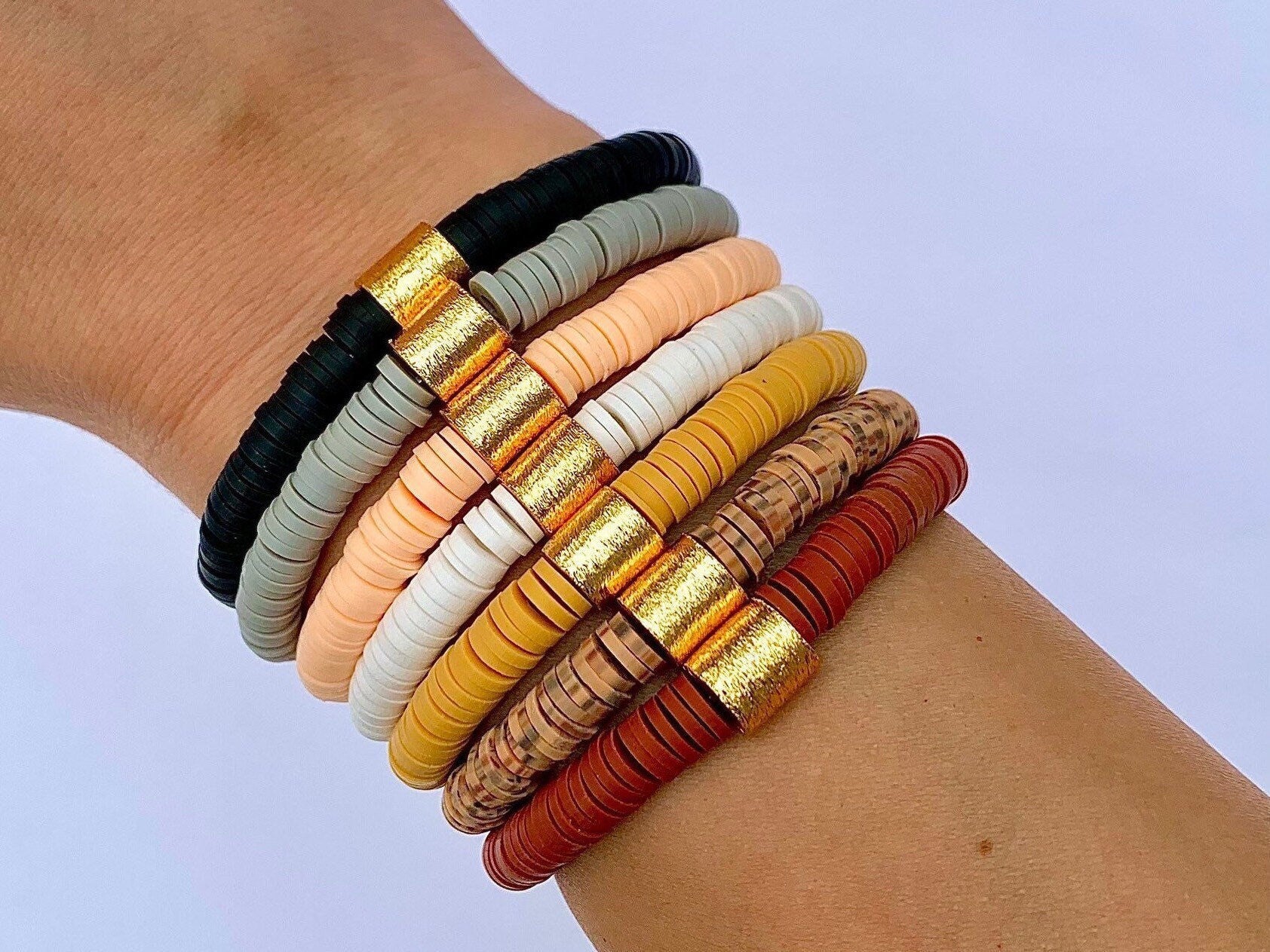 Heishi Armband (Bästsäljare) – Välj Färg & Storlek
