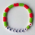 Grinchy Heishi Armband – Juligt & Välj Din Text!
